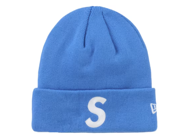 Supreme New Era S Logo Beanie (FW24) Blue