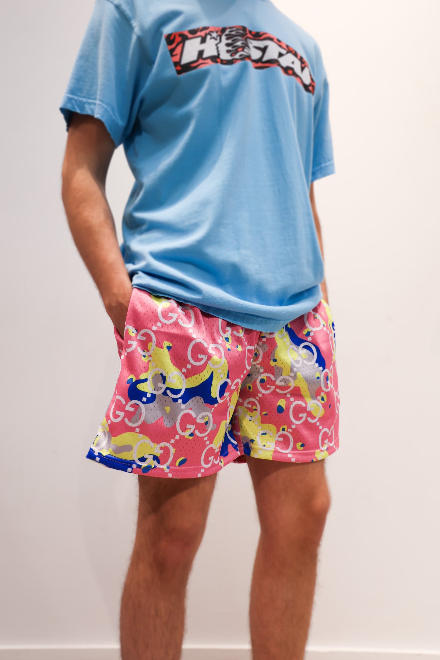Graphic Shorts - Gucci Custom