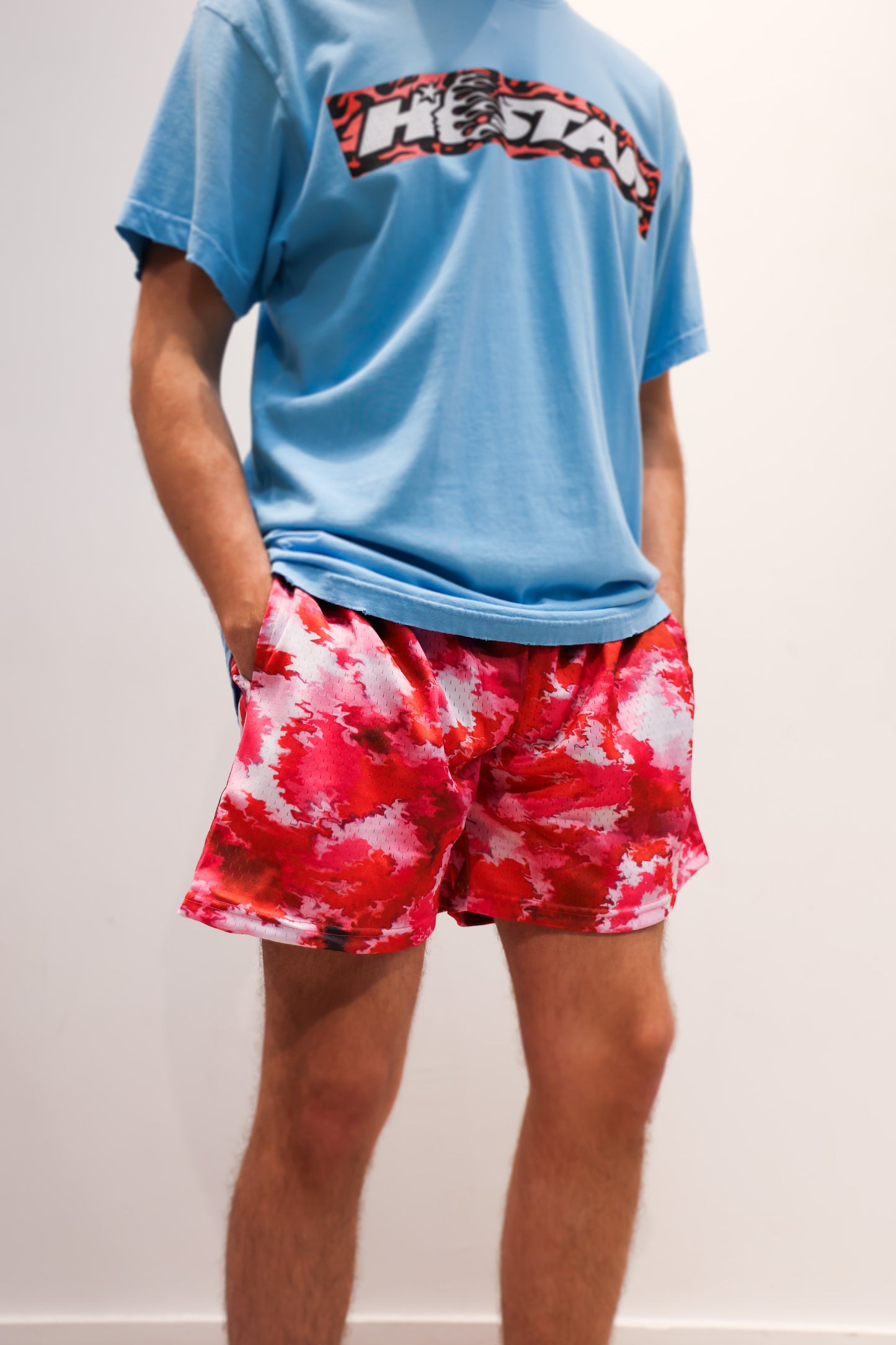 Graphic Shorts - Pink Fuchsia