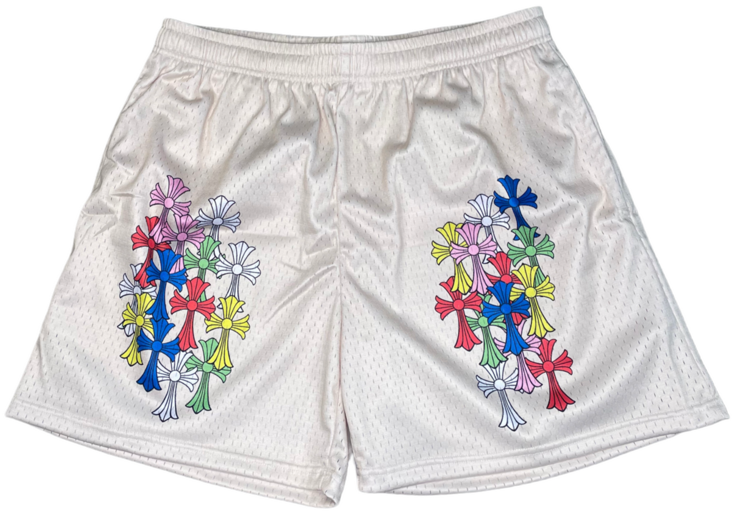 Graphic Shorts - Chrome Hearts Custom