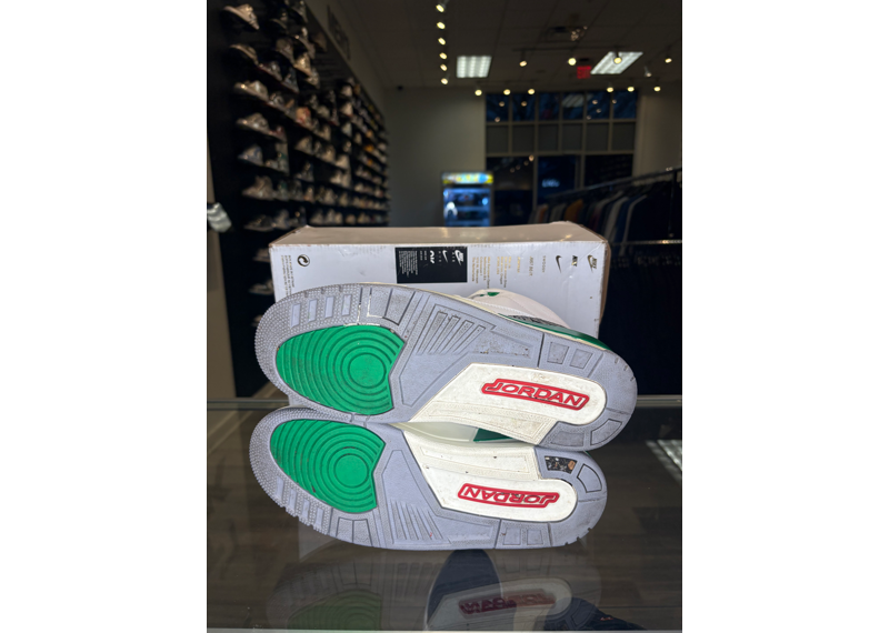 Wmns Jordan 3 Retro Lucky Green - USED / DAMAGED BOX