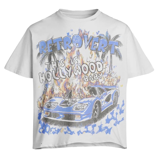 Retrovert Hollywood Tee Blue