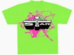 Hellstar Jesus Emblem Tee Lime Green