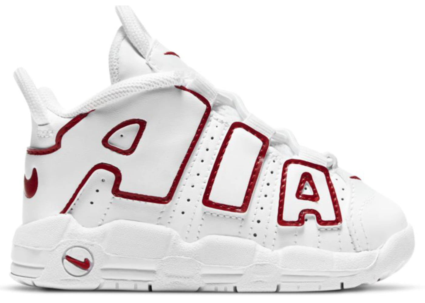 Nike Air More Uptempo White Varsity Red (TD)