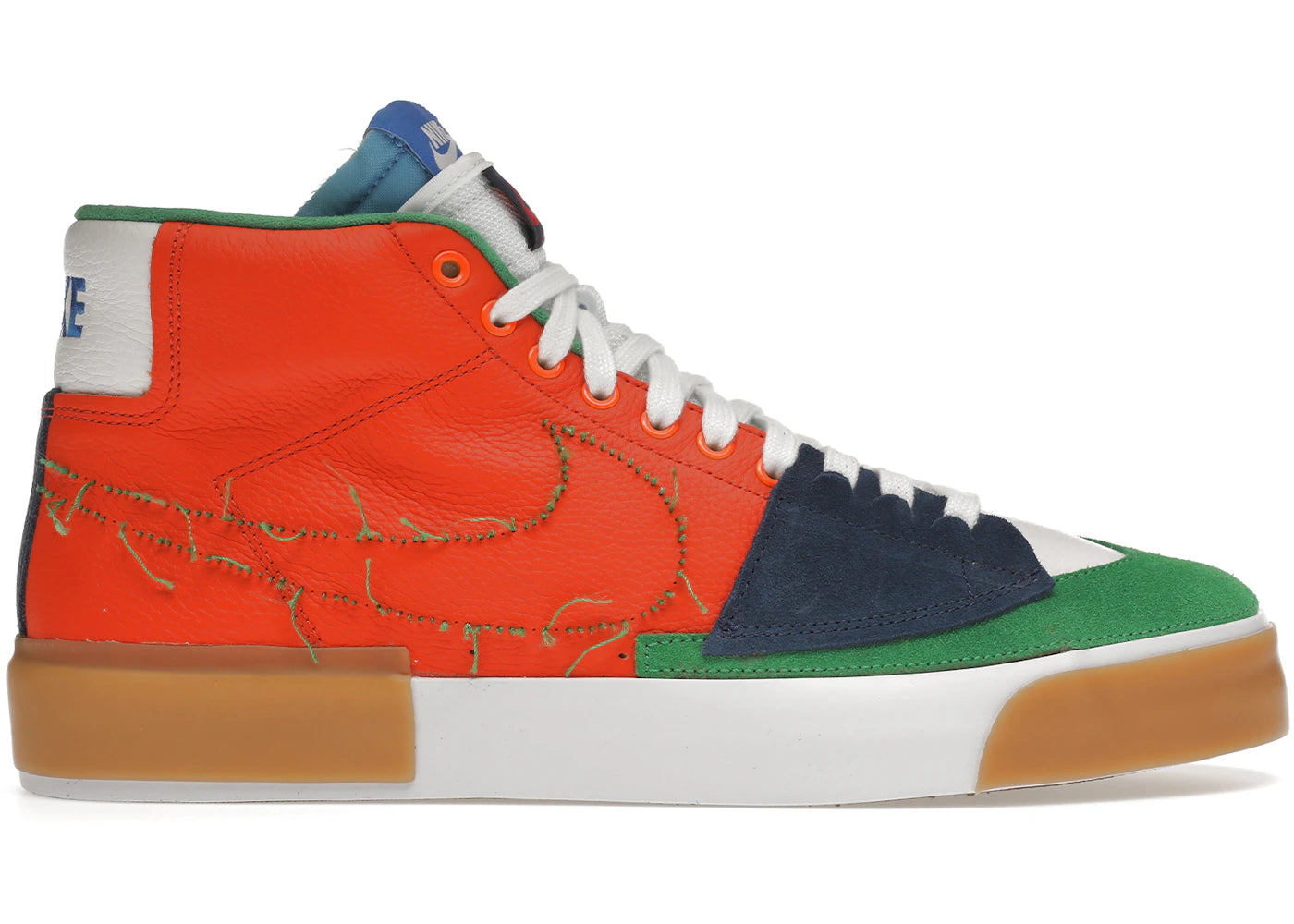 Nike SB Zoom Blazer Mid Edge Safety Orange University Gold