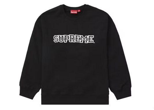 Supreme Shattered Logo Crewneck Black