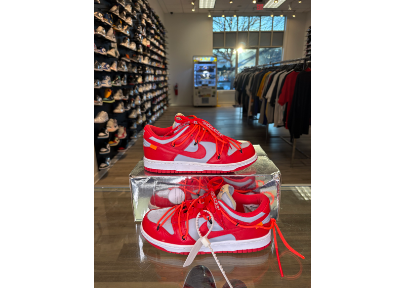 Off-White x Dunk Low University Red - Used