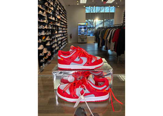 Off-White x Dunk Low University Red - Used