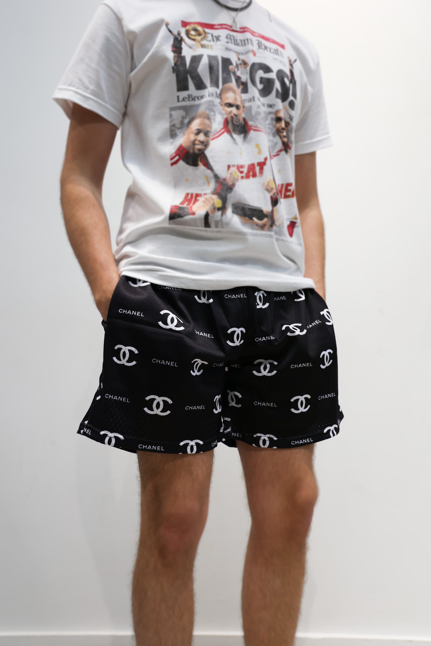 Graphic Shorts - Chanel Custom