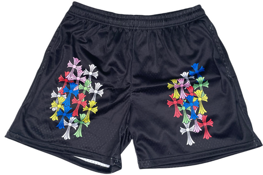 Graphic Shorts - Chrome Hearts Custom