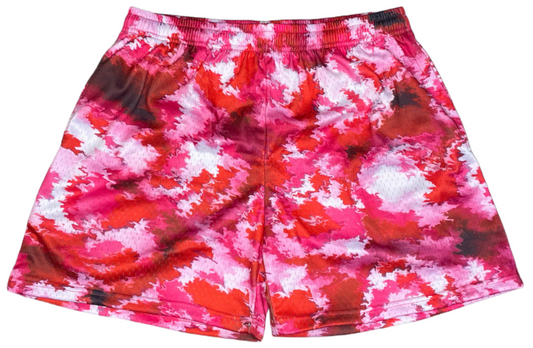 Graphic Shorts - Pink Fuchsia