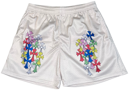 Graphic Shorts - Chrome Hearts Custom