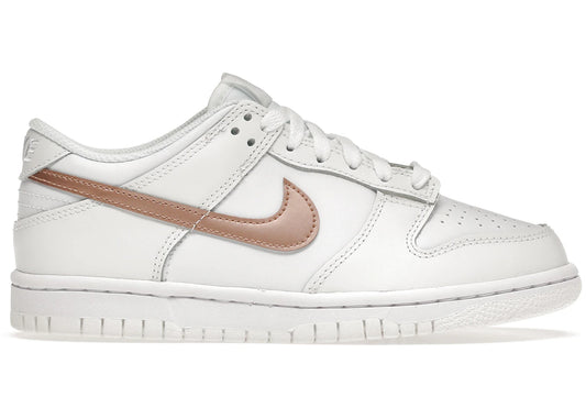 Nike Dunk Low GS 'White Metallic Red Bronze'