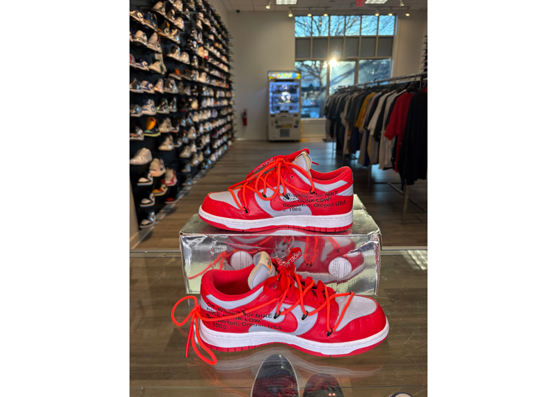 Off-White x Dunk Low University Red - Used