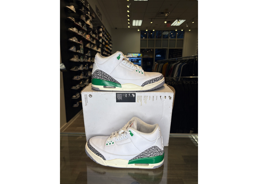 Wmns Jordan 3 Retro Lucky Green - USED / DAMAGED BOX