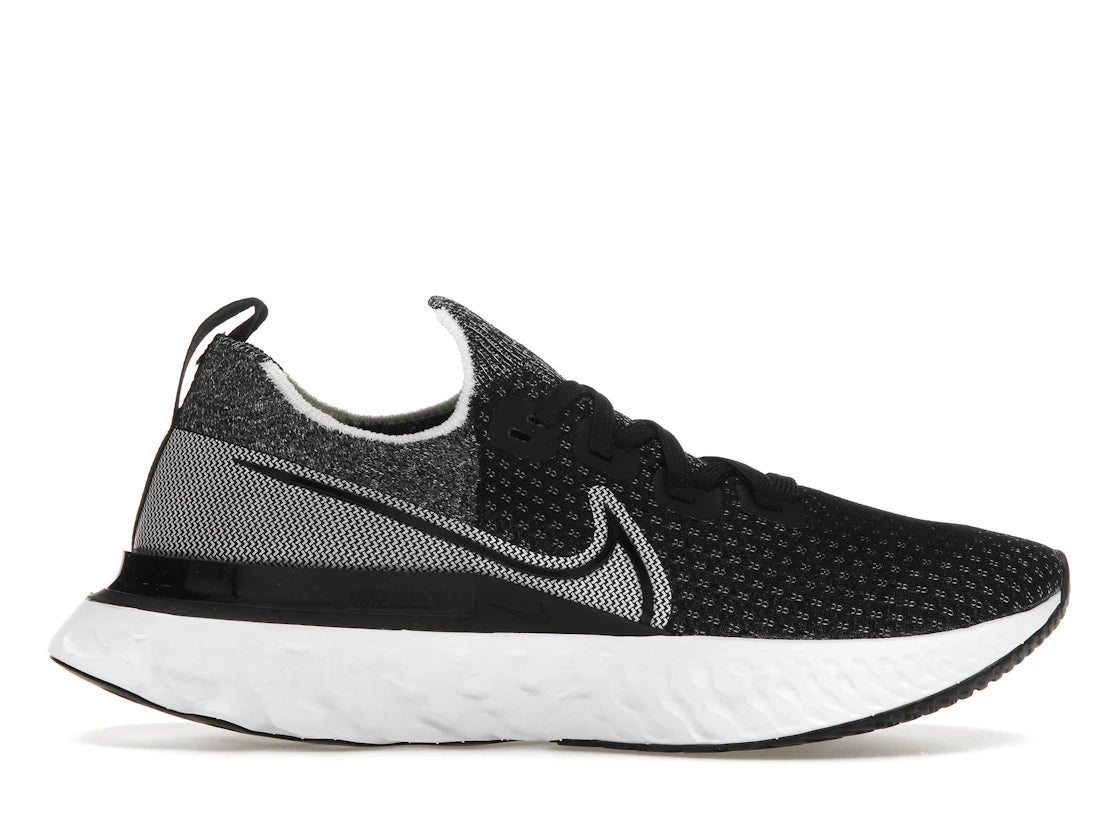 Nike React Infinity Run Flyknit Black White (Women's)