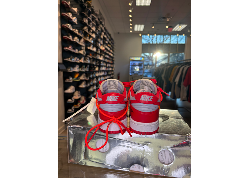 Off-White x Dunk Low University Red - Used