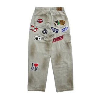 Faith And Figures - Yearbook Carpenter Pant // Aged Grey Denim