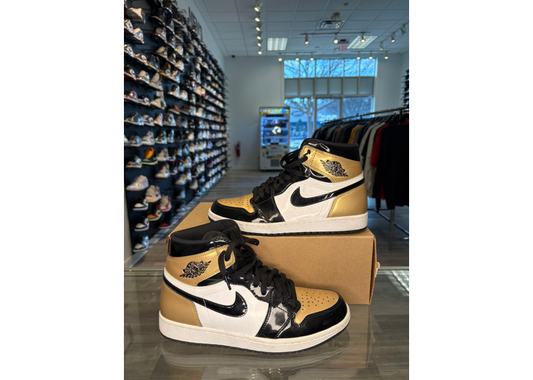 Air Jordan 1 Retro High OG NRG Gold Toe - USED / NO BOX