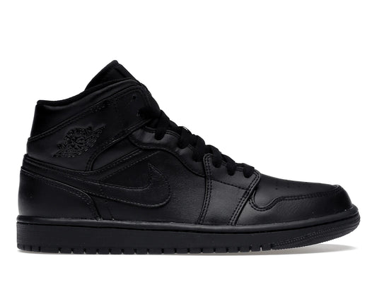 Jordan 1 Mid Triple Black