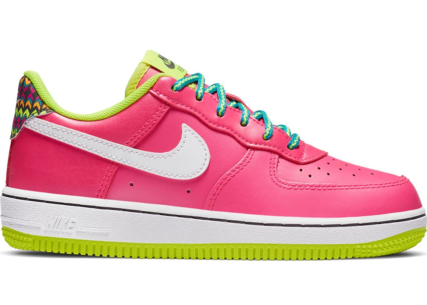 Nike Air Force 1 Low Pink Volt Aqua (PS)
