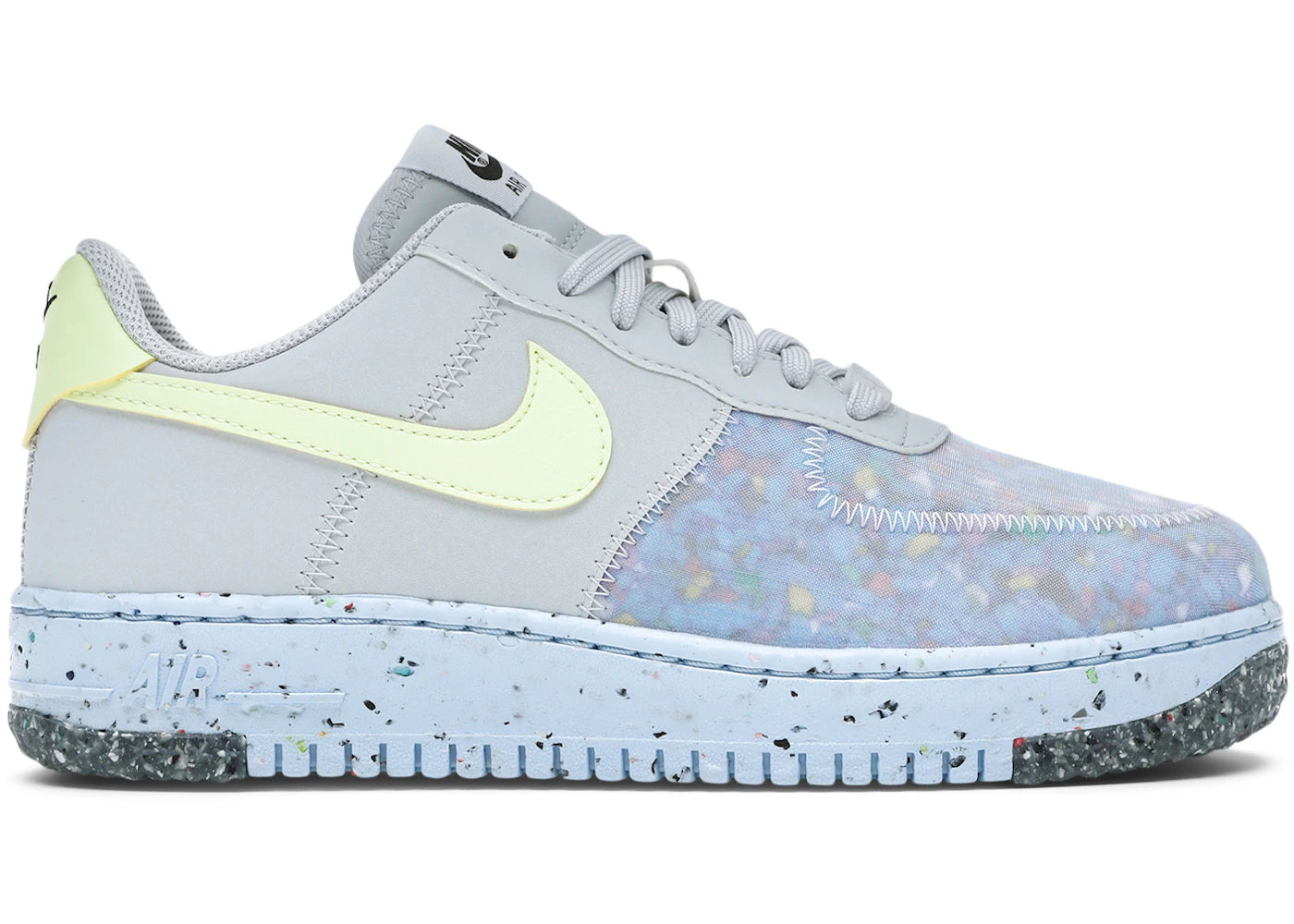 Nike Air Force 1 Crater Pure Platinum Barely Volt (Women's)