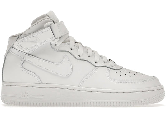 Nike Air Force 1 Mid LE Triple White (GS)