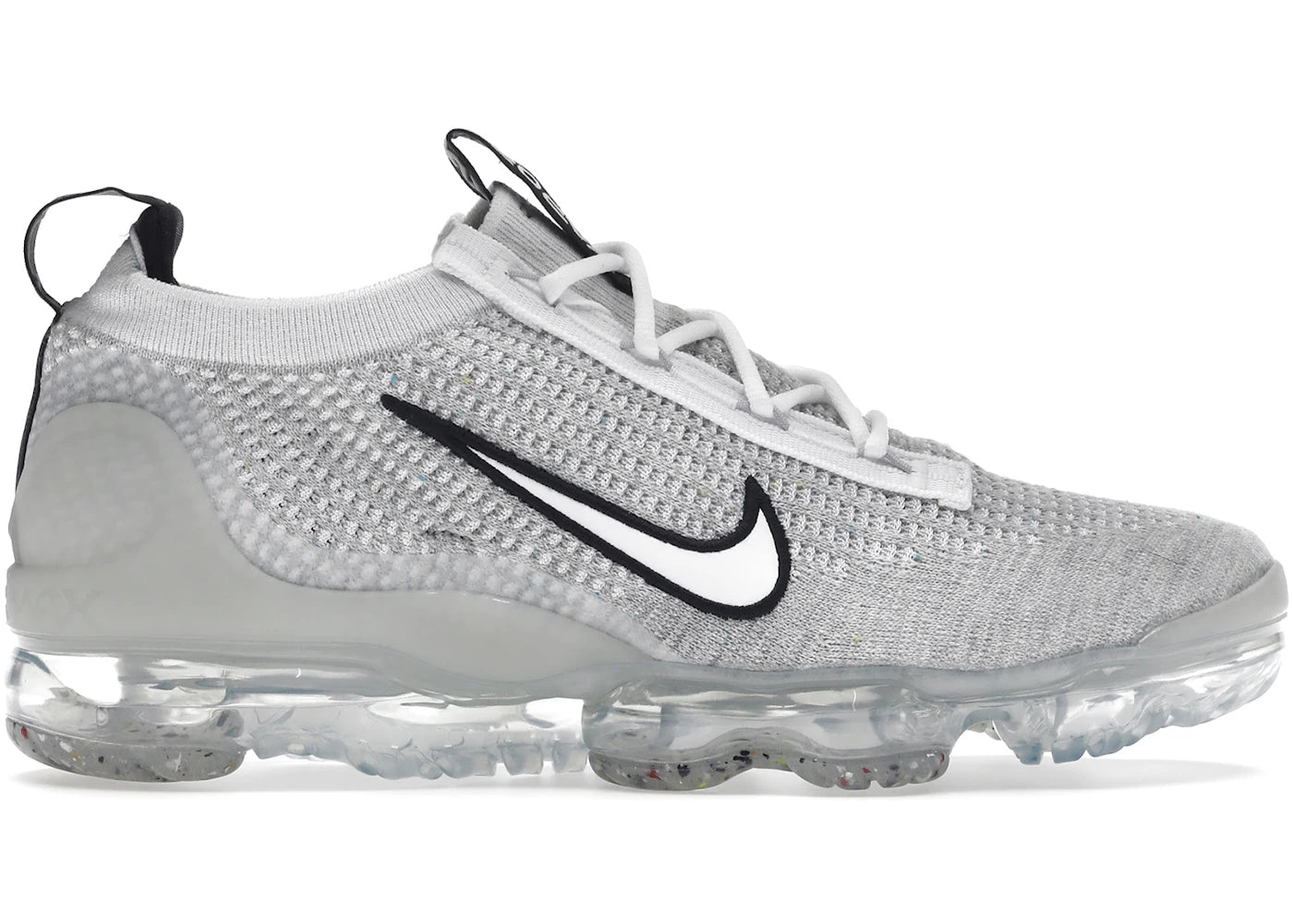 Nike Air VaporMax 2021 FK White Black Metallic Silver