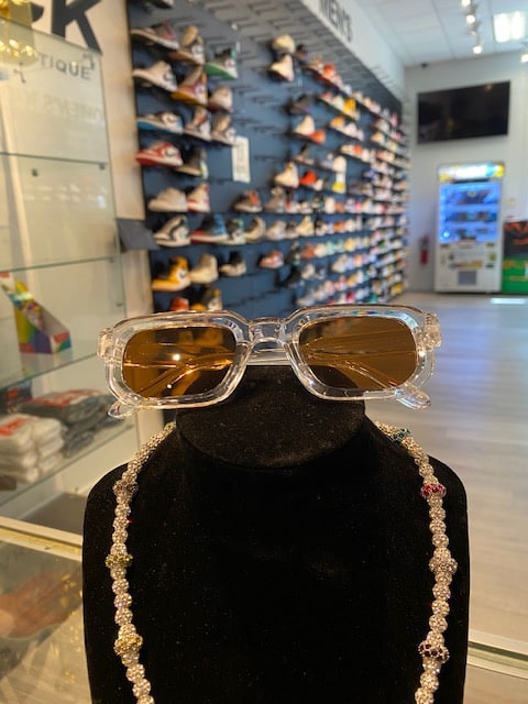 Clear Yellow Tinted Streetwear Sunglasses