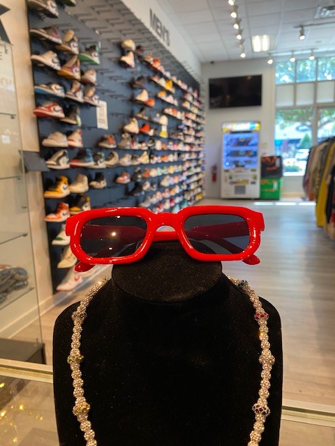 Red Streetwear Sunglasses
