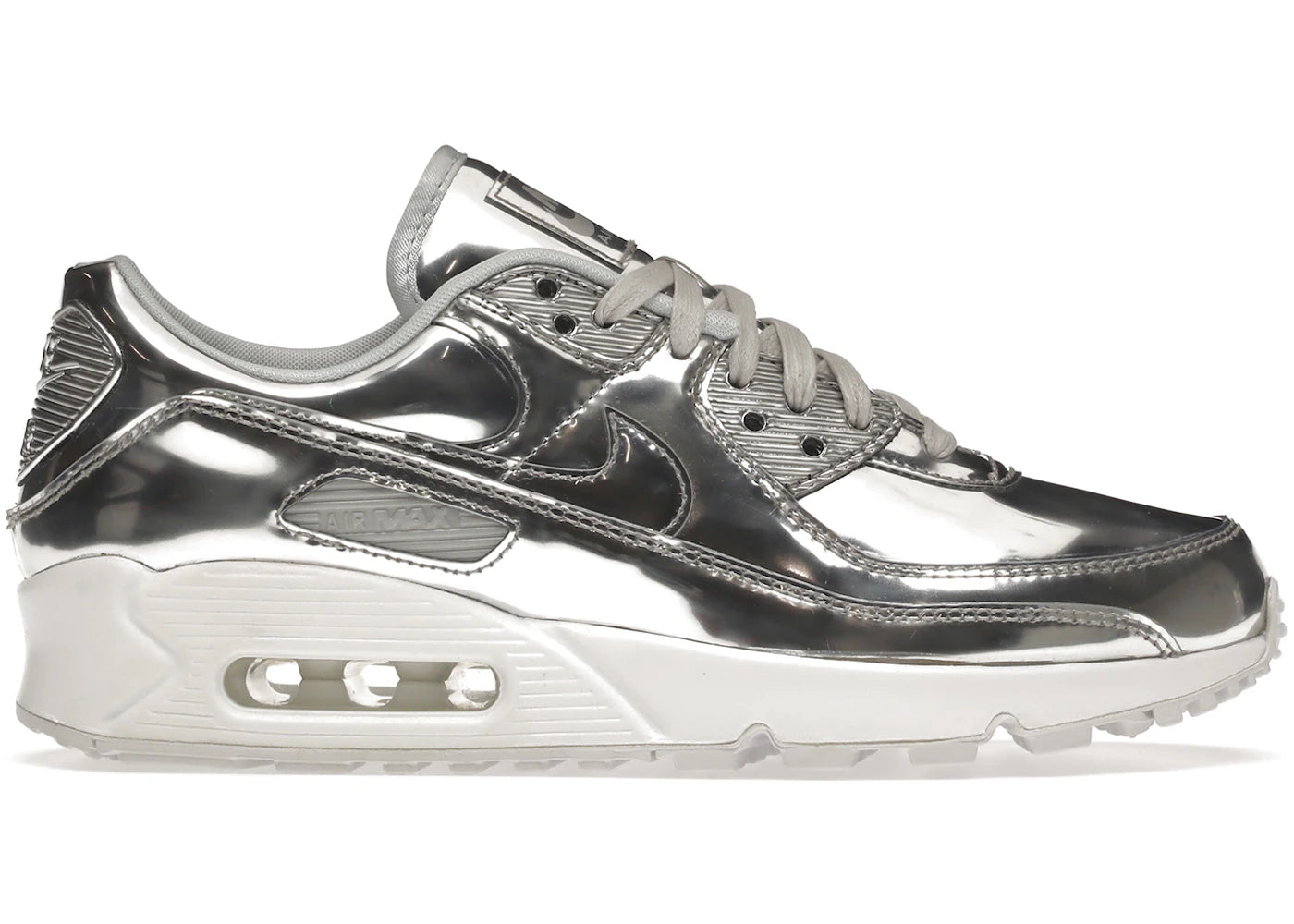 Nike Air Max 90 Metallic Silver (2020) (Women's)