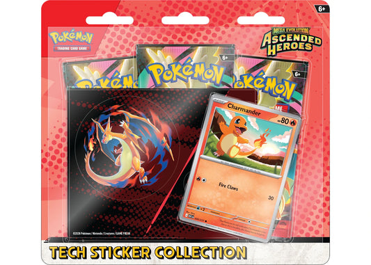 Ascended Heroes Charmander Tech Sticker Collection