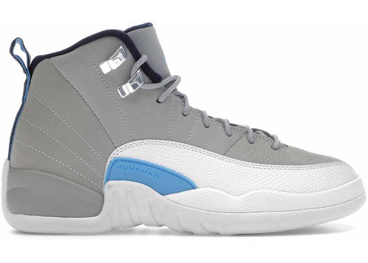Jordan 12 Retro Grey University Blue (GS)