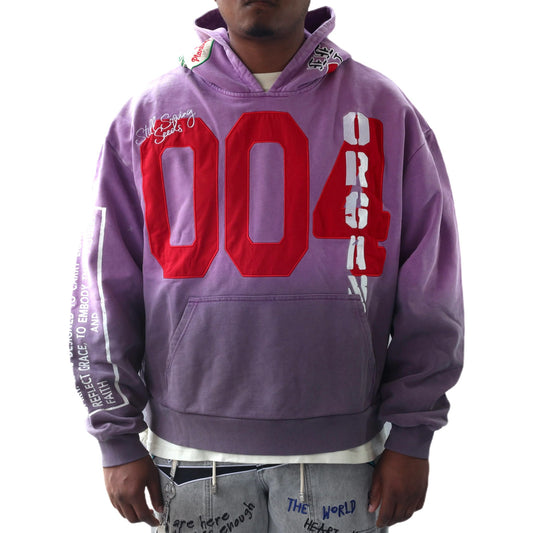 Faith and Figures Rose’s Garden Hoodie // Purple Rain