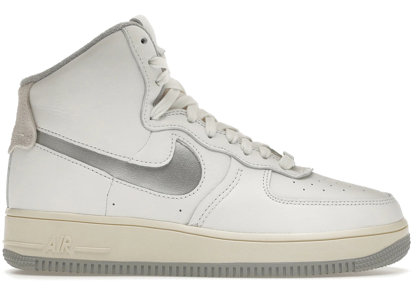 Nike Air Force 1 High Sculpt White Silver (Women's)