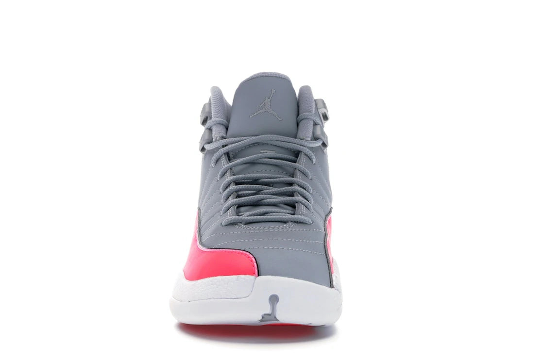 Jordan 12 Retro Wolf Grey Racer Pink (GS)
