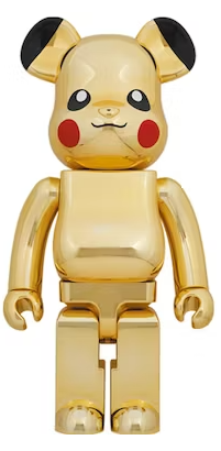 Bearbrick Pikachu 1000% Gold Chrome Ver