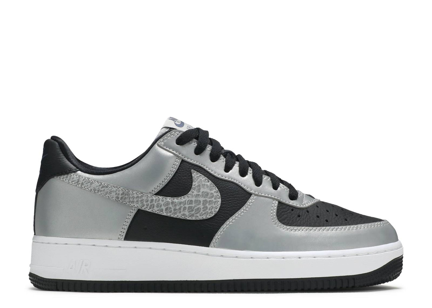 Air Force 1 Low Silver Snake