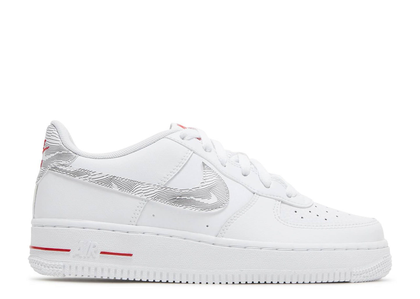 Air Force 1 Low GS White University Red