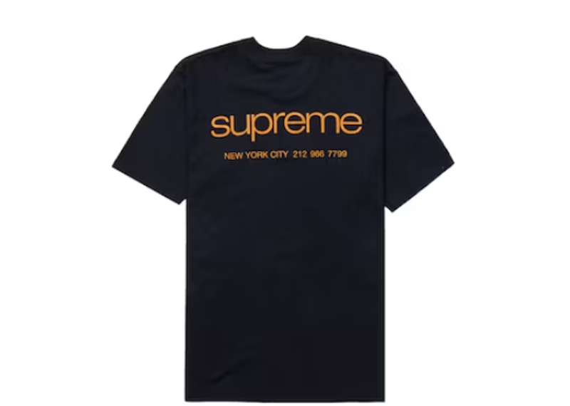 Supreme NYC Tee - Navy